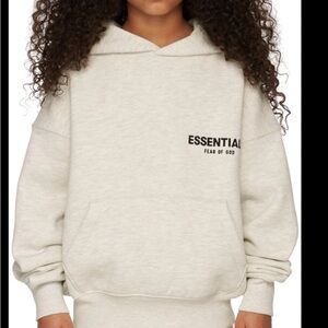 Kids light oatmeal essentials Hoodie